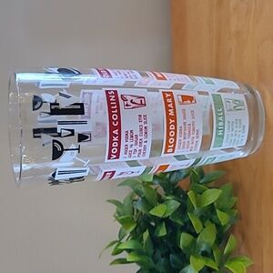 CONTINENTAL CAN COMPANY Vintage Cocktail Recipe Mixing Glass